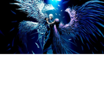 Devils and angels fighting