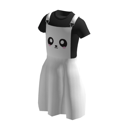 Panda Overall Dress