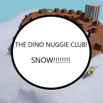 the dino nuggie club! SNOW!!!!