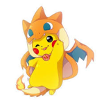 pikachus de corazones