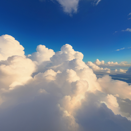 Cloudy Blue Sky
