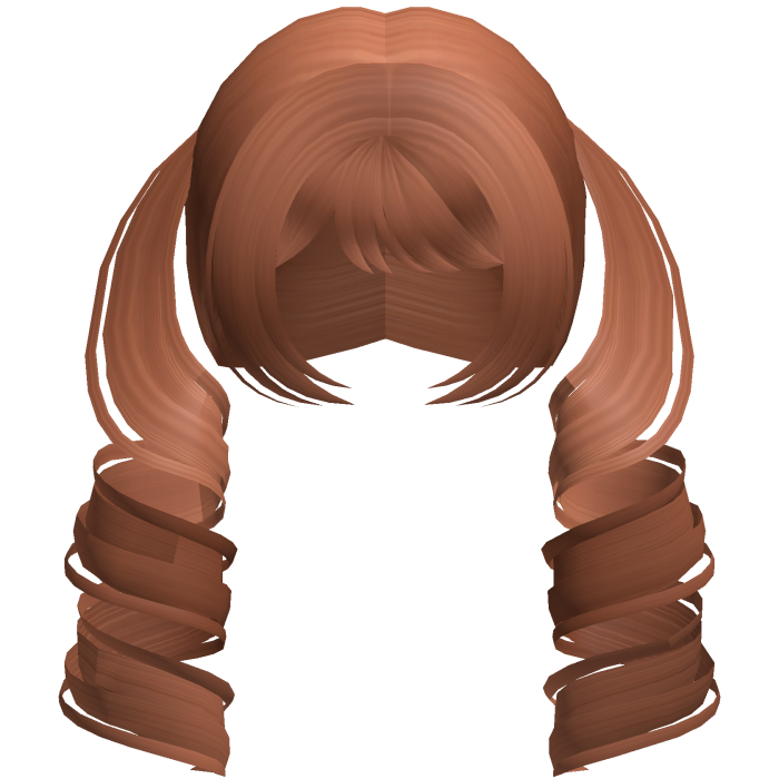 Cute Swirly Long Pigtails (Ginger)
