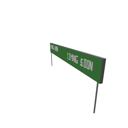 Coming soon road sign