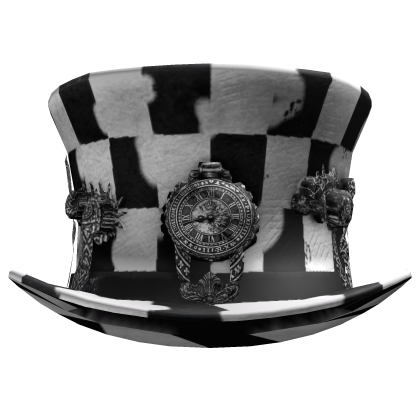 Jester Clown Emo Hat Black White ♥