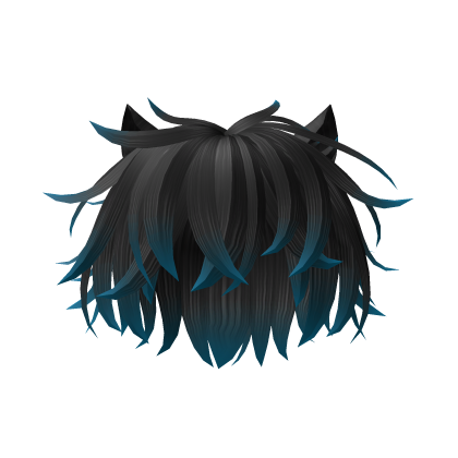 Messy Boy Hair w/ gradient Roblox item