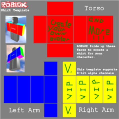 Create Your Own Avatar and More shirt/pants FREE Roblox decal