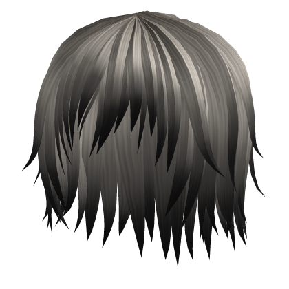 💫Platinum Silver Messy Emo Anime Vkei Punk Hair💫