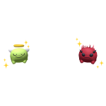 Angel & Devil Frog On Your Shoulder