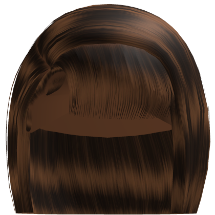 𝓭 Side Part Bob w/ Bangs (Brown)