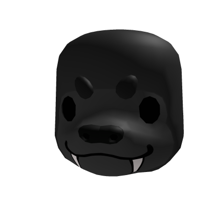 Black Microbat Head Roblox item