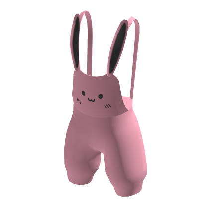 Pink Bunny Overalls