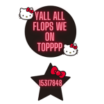 YALL ALL FLOPS WE ON TOPPPP