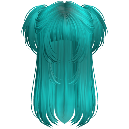 Vamp Long Straight Pigtails Aquamarine Roblox item