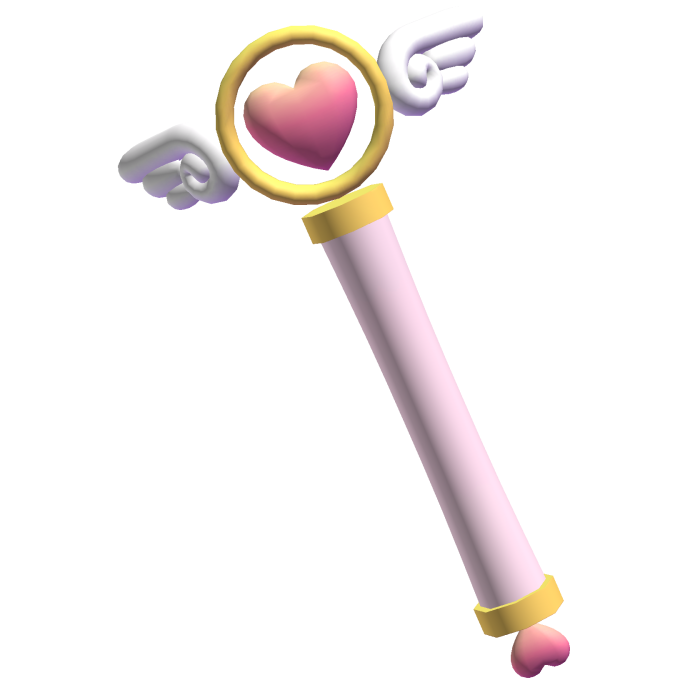 Magical Girl Staff Pink Heart Madoka Sailor moon