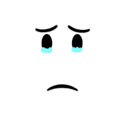crying face Roblox decal