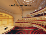 Auditorium Rentals