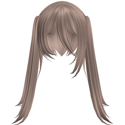 ୨ৎ Adorable Caramel Long Messy Emo Doll Pigtails Roblox item thumbnail