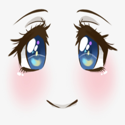 Cute Anime Face Roblox decal
