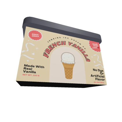 Jenkin's French Vanilla Ice Cream