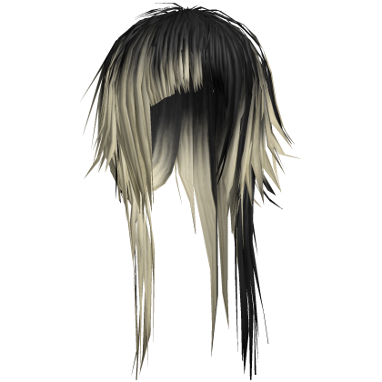 Messy Miscut Bangs (Black/Blonde)