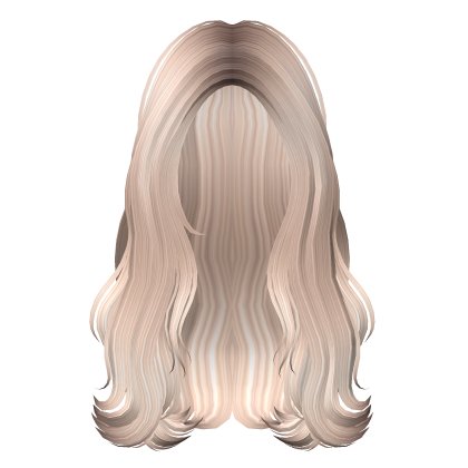 Long Angelic Lush Wavy Hair (Platinum) Roblox item
