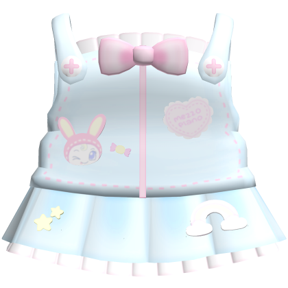 ♡: cute mezzo piano overalls in baby blue