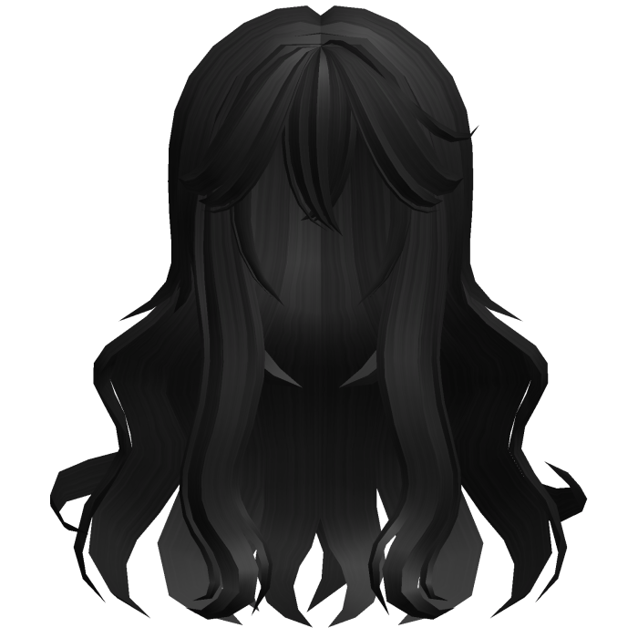 ♡ ꒰ fluffy anime black moe wavy hair ꒱ ♡