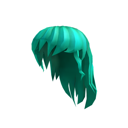 Teal Anime Girl Hair Roblox item