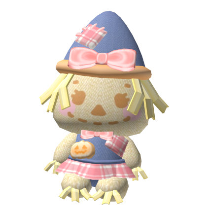 . ‿ ♡ scarecrow cutie halloween pumpkin plushi Roblox item
