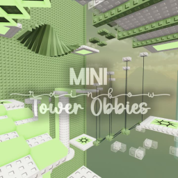Mini Rainbow Tower Obbies {New Tower!]