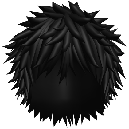 black spiky emo hair Roblox item