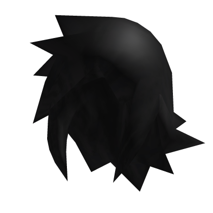 Classic Black Emo Punk Hair Roblox NoFilter