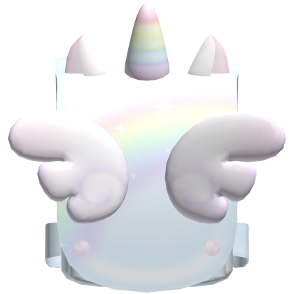 (♡ˊ ꒳ ˋ)∿ !! blue soft rainbow unicorn backpack