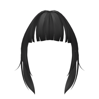 Black Hair Bangs  Roblox item