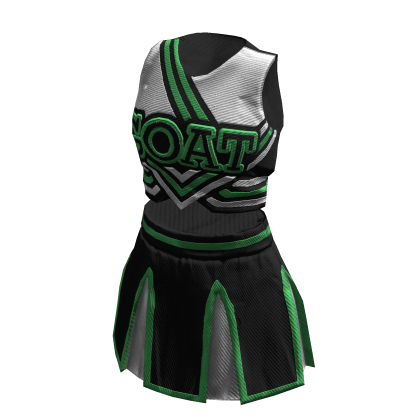 Cheerleader Uniform | Black White Jade thumbnail