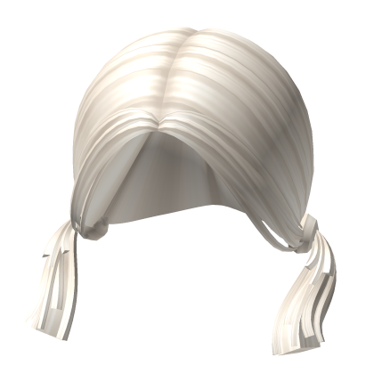 -',ৎ Cyber Shaggy Street Pigtails in Ash Blonde