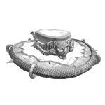 Silver Angelical Snake Hat