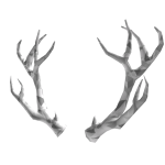 White Sparkle Time Antlers