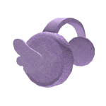 Lavender Winged Star Headphones