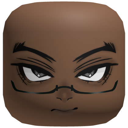 Rockstar Emo Angry Man Face Roblox item