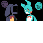 Withered Bonnie and Withered Foxy Fan Club