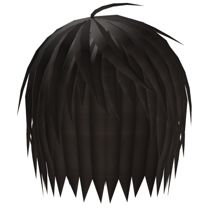 𖹭 messy layered hair in dark brown