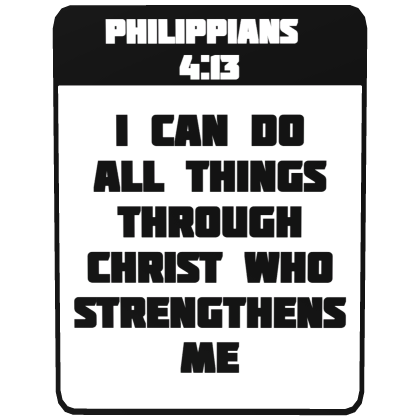 Philippians 4:13Bible Verse[Shoulder Version]Jesus