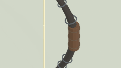 Low Poly Bow Pack x20 Arrow Crossbow Quiver Target preview 5