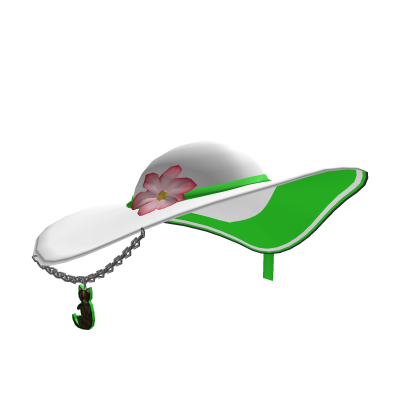 White&Green Sunhat