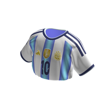 Leo Messi 10 Argentina 2026 Cropped Football Shirt