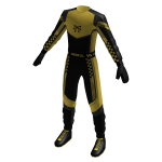 ✅ Gold REB3L Racer outfit