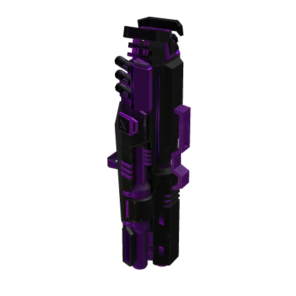 Purple Cyber Blaster Right (Blocky)