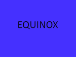 Equinox.