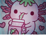 Crystal axolotls